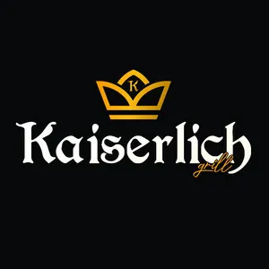 Identidade visual da marca registrada KAISERLICH GRILL, disponível para compra e cessão de direitos no setor de restaurantes e gastronomia.